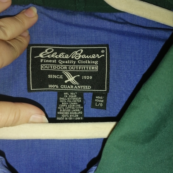 Vintage Eddie Bauer dark green bomber jacket - Picture 2 of 3